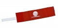 Team Armband mit Klettverschluss & Fangleine rot