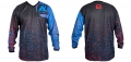 New Legion ultimate Pro Paintball Jersey - dash red/blue XS/S
