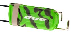 Dye Flex Laufsocke TWST - lime/schwarz