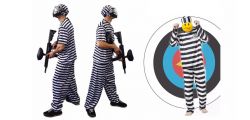 Paintball Kostüm - Häftlingskostüm