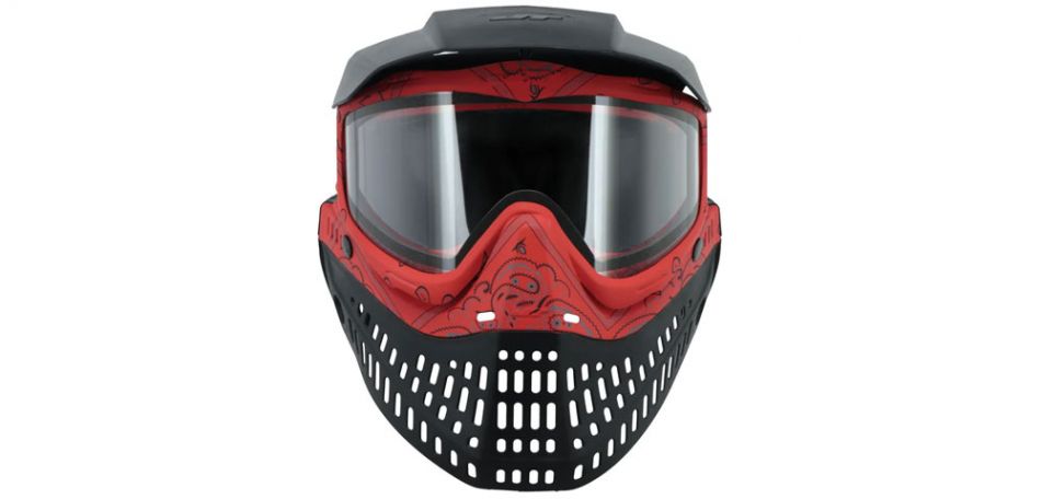 JT Proflex Spectra Thermal LE Bandana red - mit Clear & Smoke Thermalglas