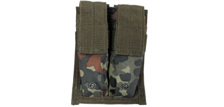 Magazin Tasche für 2 Magazine (MOLLE) - flecktarn