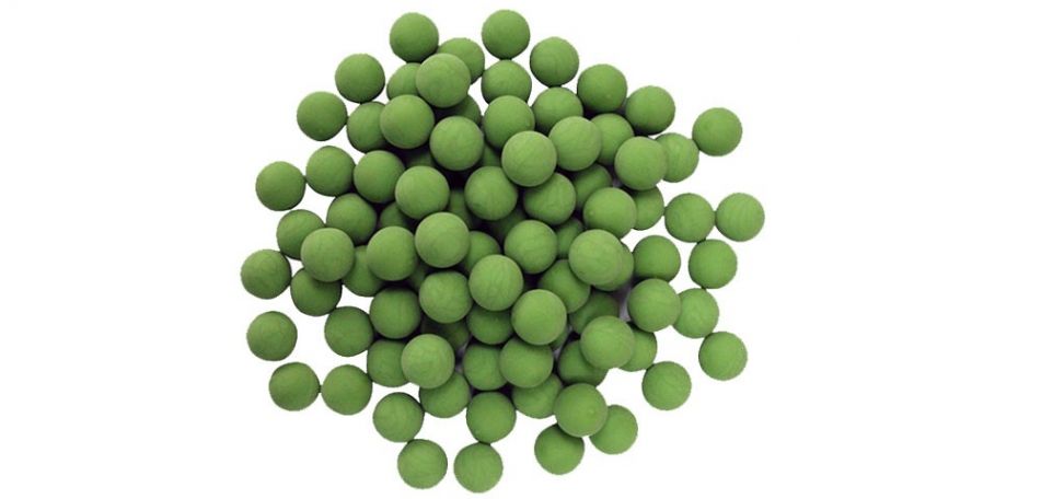 New Legion Rubberballs / Gummibälle cal.68 - im Pot 100 - grün