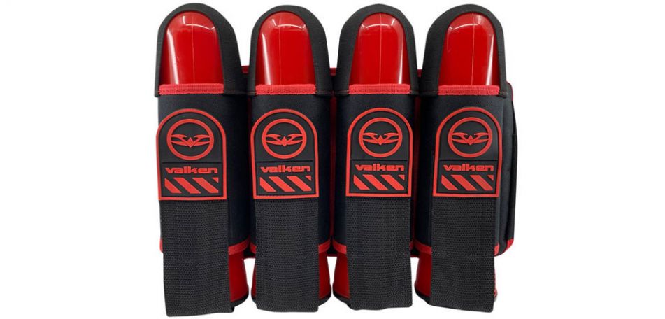 Valken Alpha Battlepack 4-Pot - black/red