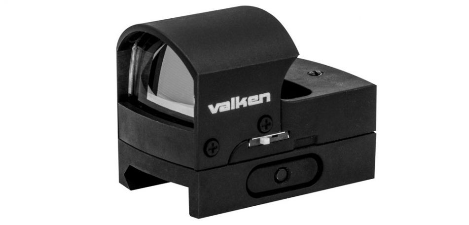 Valken Mini Hooded Reflex Red Dot Sight - black