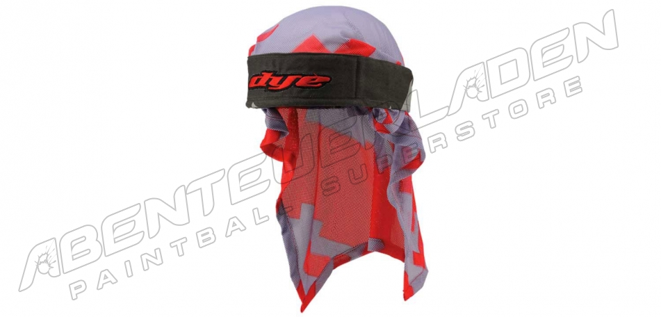 Dye Wrap Bandana mit Netz airstrike orange white