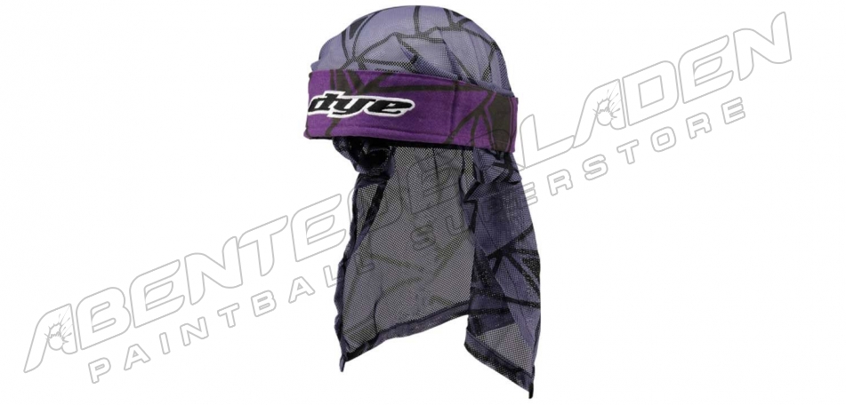 Dye Wrap Bandana mit Netz Infused purple black grey