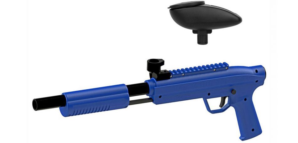 Valken Kids Markierer Gotcha Gun / Shotgun cal. 50 (0.5 J) - blue