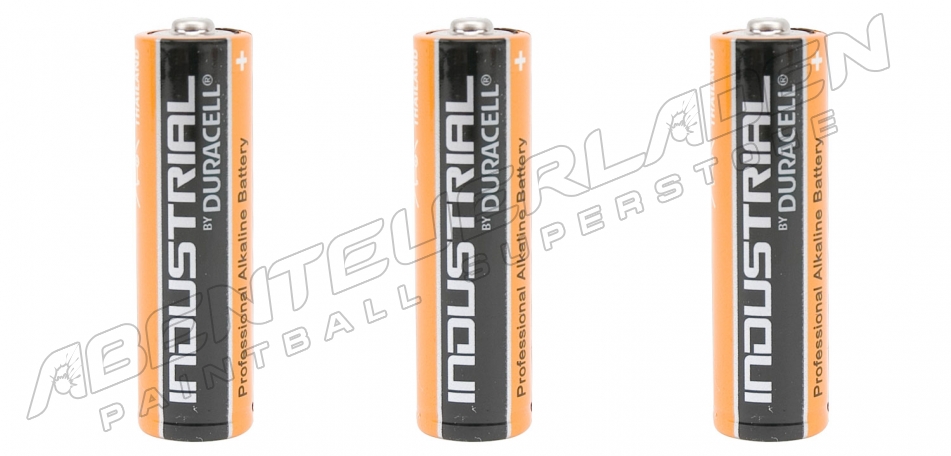 3 Stück Duracell Industrial AA Batterie
