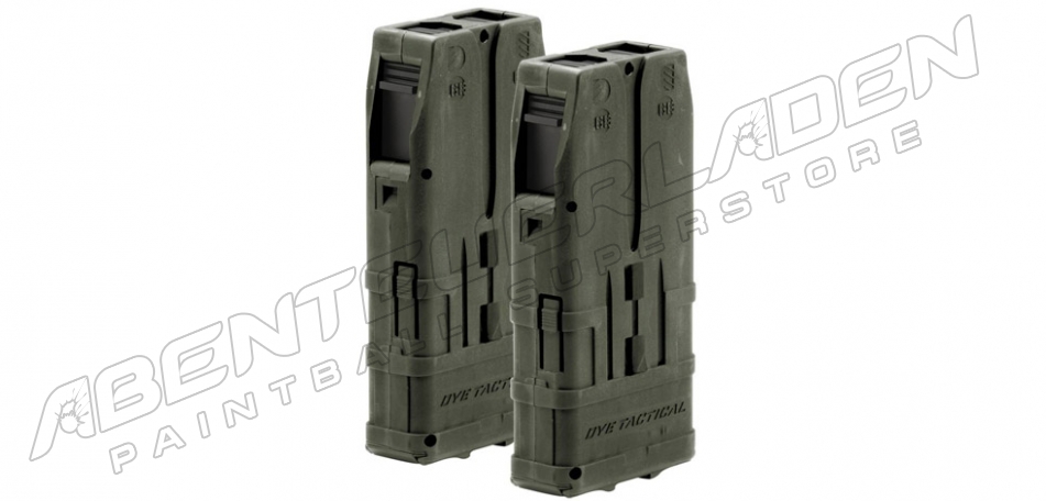 Dye DAM DTM-10 Dual Pack Magazin olive drab