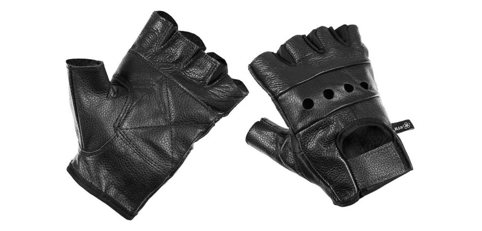 New Legion Halbfinger Handschuh Leder