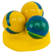 Pot 100 Stück 68 grün New Legion Rubberballs / Gummibälle cal 